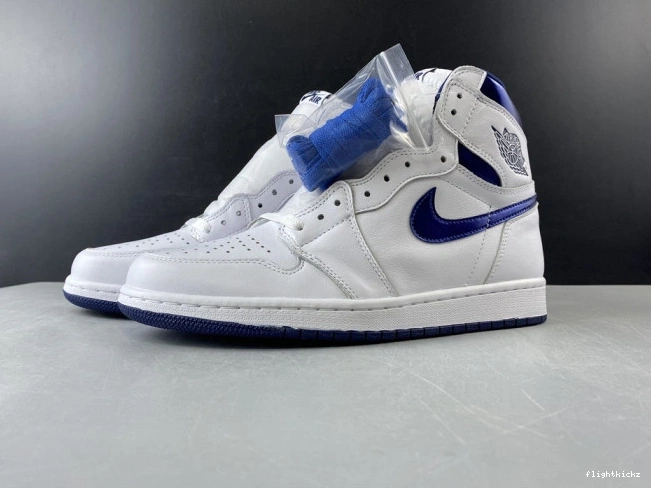 Air (2016) 1 Metallic Retro Navy 555088-106 Jordan 1011